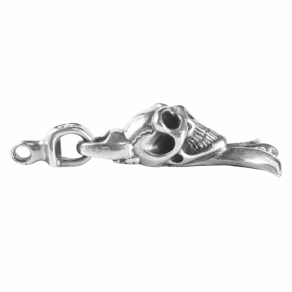 BILL WALL LEATHER ビルウォールレザー BWL グッドラック スカル ゴシックエンド ペンダントトップ シルバー系【中古】