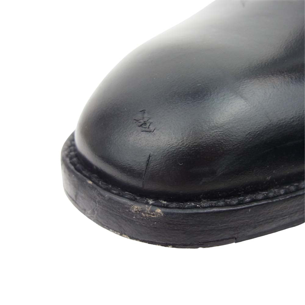 SAINT LAURENT サンローラン 443208 ワイアット チェルシー サイドゴア ブーツ ブラック系 42【中古】