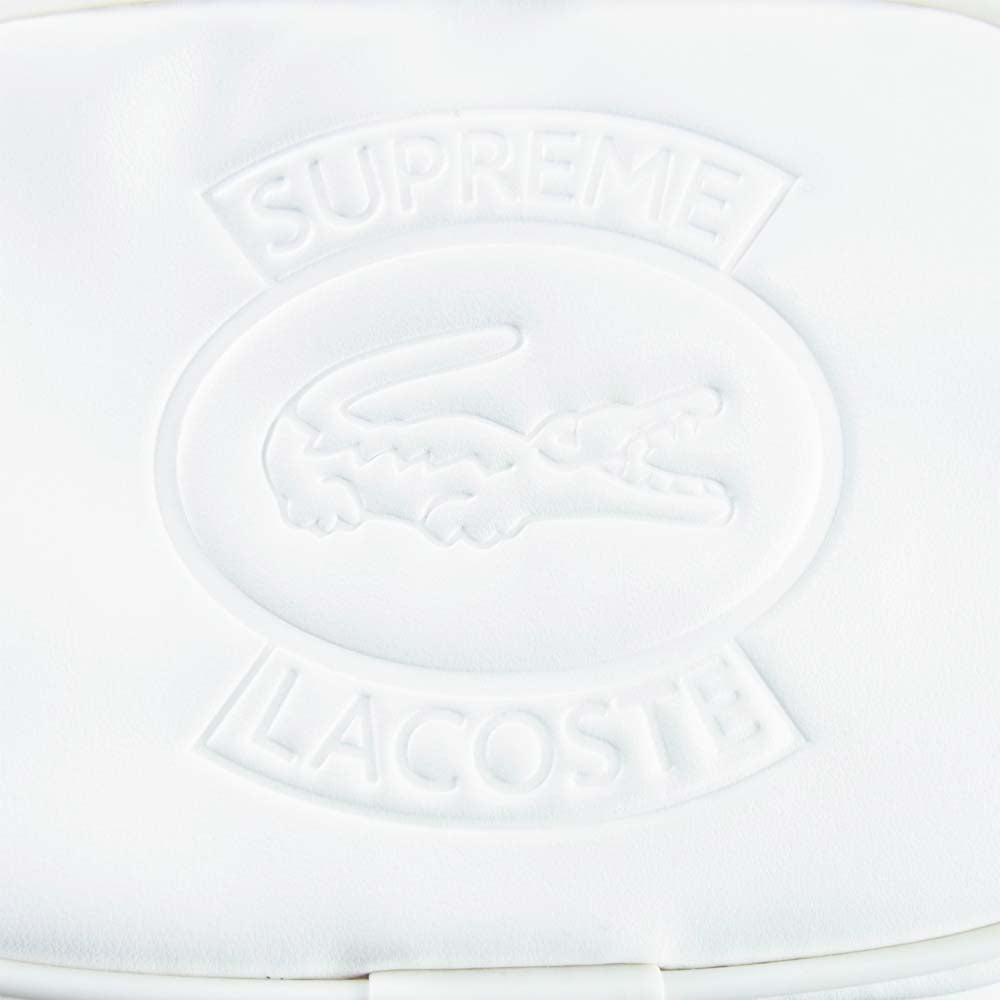 Supreme シュプリーム × ラコステ Lacoste 18SS Waist Bag ウエスト バッグ ホワイト系【中古】