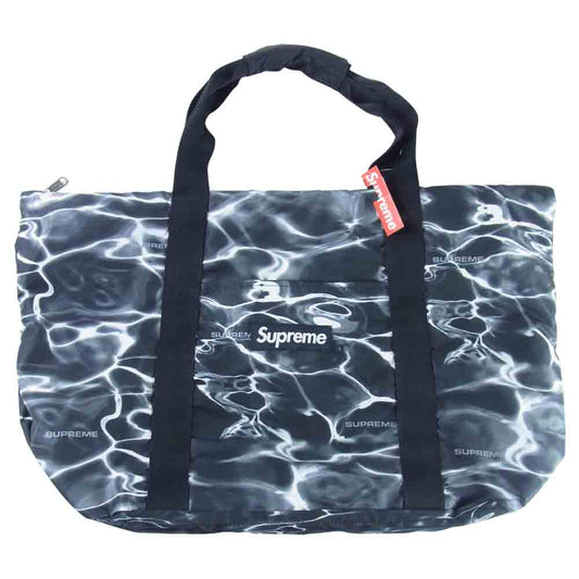 Supreme シュプリーム 17SS RIPPLE PACKABLE TOTE パッカブル トートバッグ ブラック系【新古品】【未使用】【中古】