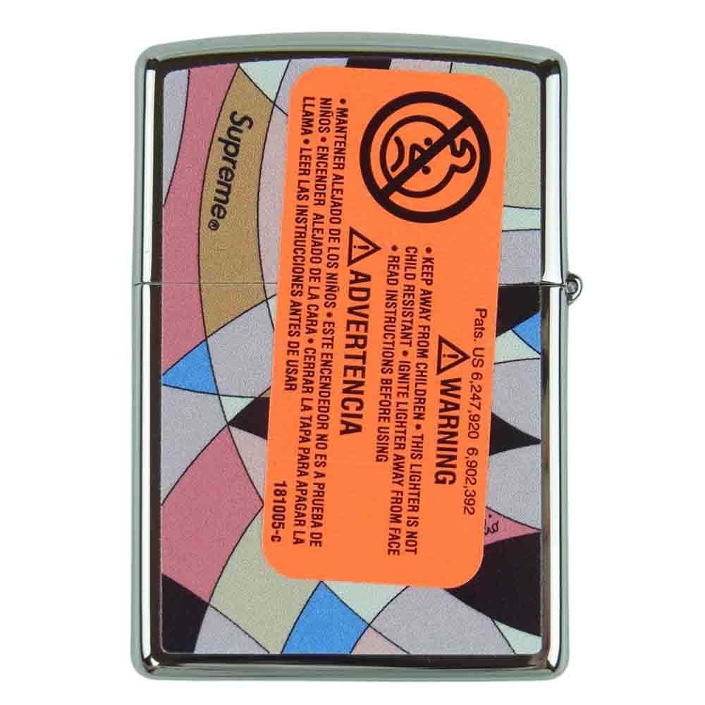 Supreme シュプリーム 21SS EMILIO PUCCI ZIPPO DUSTY PINK エミリオプッチ ジッポ ピンク系【新古品】【未使用】【中古】