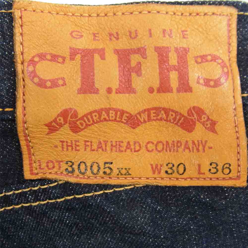 THE FLAT HEAD ザフラットヘッド 3005XX ストレート インディゴ 赤耳 インディゴブルー系 30【中古】