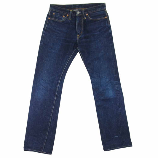 THE FLAT HEAD ザフラットヘッド 3001 タイトストレート ジップフライ インディゴ 赤耳 インディゴブルー系 30【中古】