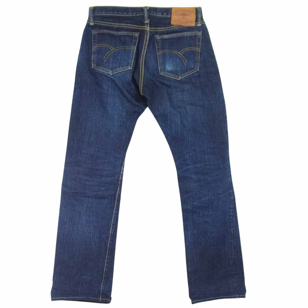 THE FLAT HEAD ザフラットヘッド 3001 タイトストレート ジップフライ インディゴ 赤耳 インディゴブルー系 30【中古】