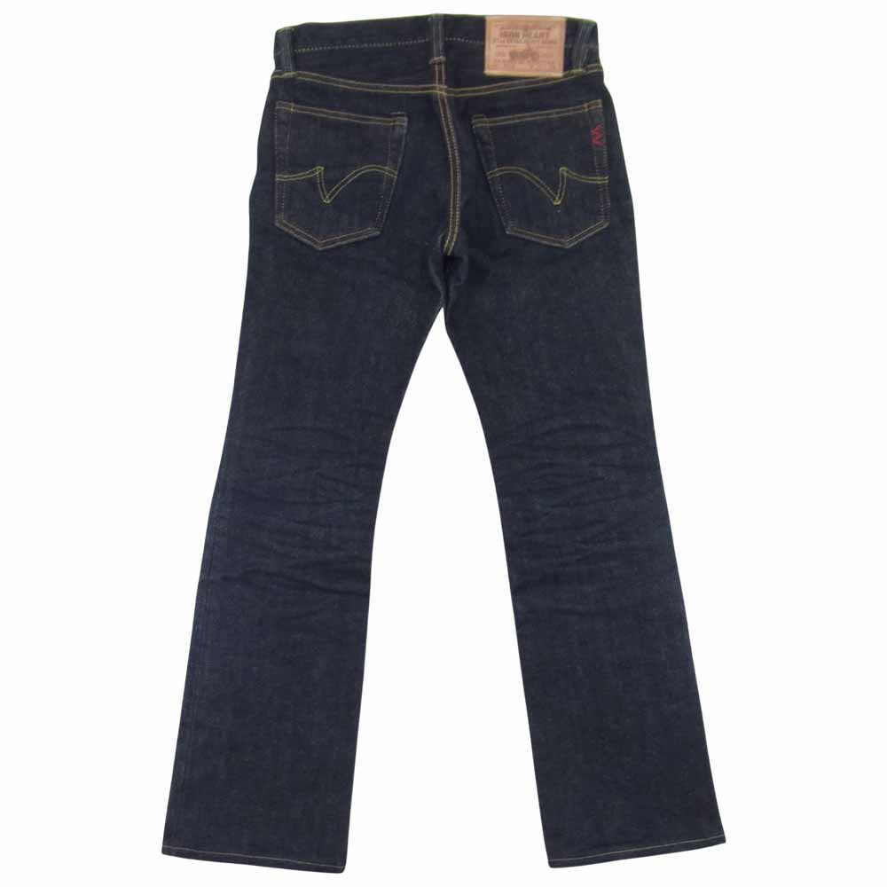 IRON HEART アイアンハート 461S 21oz SELVEDGE DENIM セルビッチ ブーツカット インディゴブルー系 29【中古】