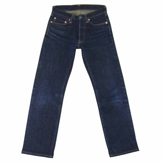 IRON HEART アイアンハート 634S ストレート 21oz セルビッチ エクストラヘビー インディゴブルー系 28【中古】