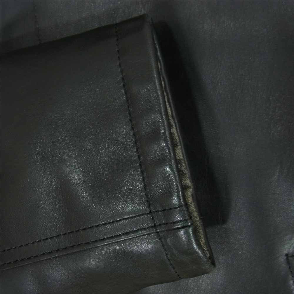 MWS エムダブルエス N-1 レザー デッキ ジャケット ブラック系 M【中古】