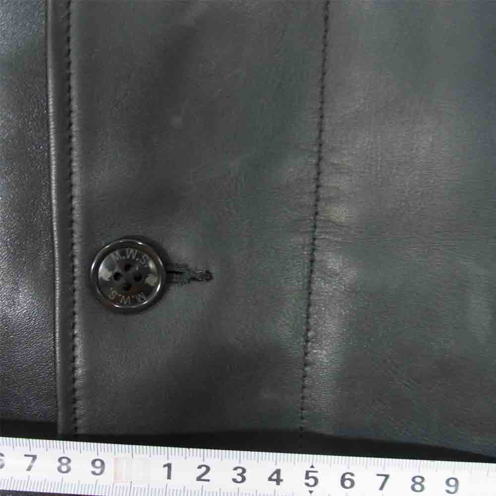 MWS エムダブルエス N-1 レザー デッキ ジャケット ブラック系 M【中古】