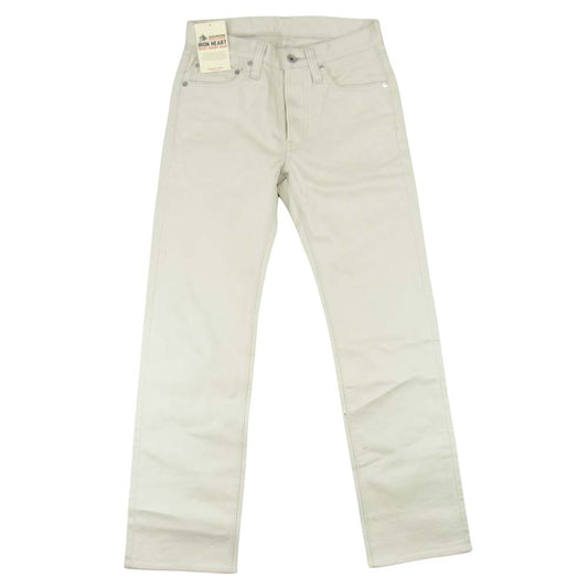 IRON HEART アイアンハート 666S-PQ 14oz ヘビーピケ スリムストレート ベージュ系 28【新古品】【未使用】【中古】