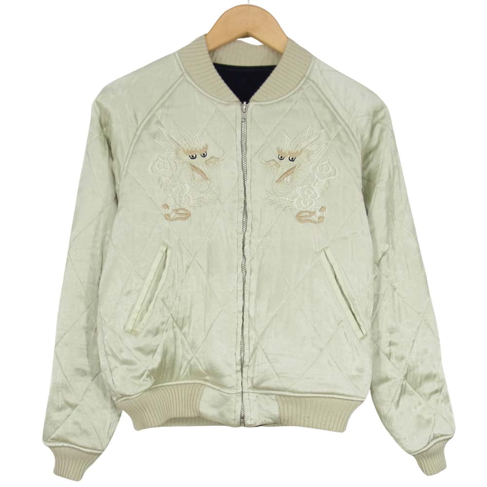 THE FLAT HEAD ザフラットヘッド ベロア×サテンキルト スカル ドクロ