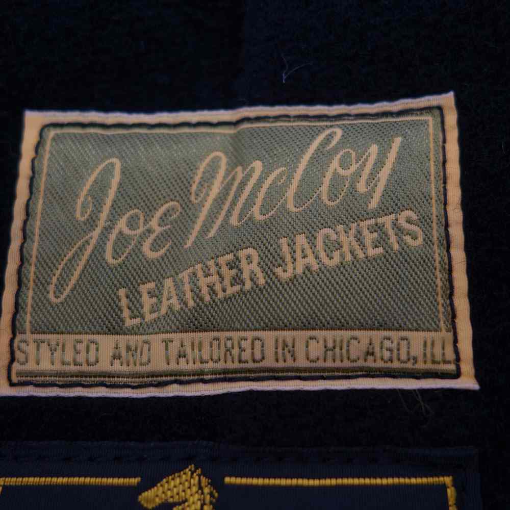 The REAL McCOY'S ザリアルマッコイズ 未使用 JOE MCCOY ジョーマッコイ LEATHER CAR COAT ホースハイド レザー カーコート ブラック系 36【新古品】【未使用】【中古】