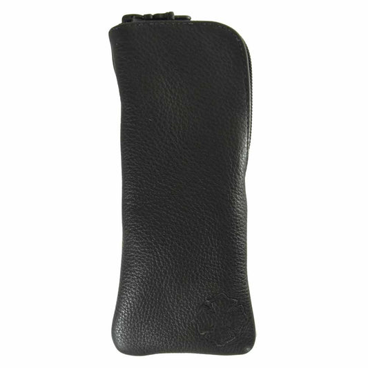 CHROME HEARTS クロムハーツ（原本無） EYEWEAR CASE 3 CHプラスパッチレザー アイウェア メガネ 眼鏡 ケース ブラック系【中古】