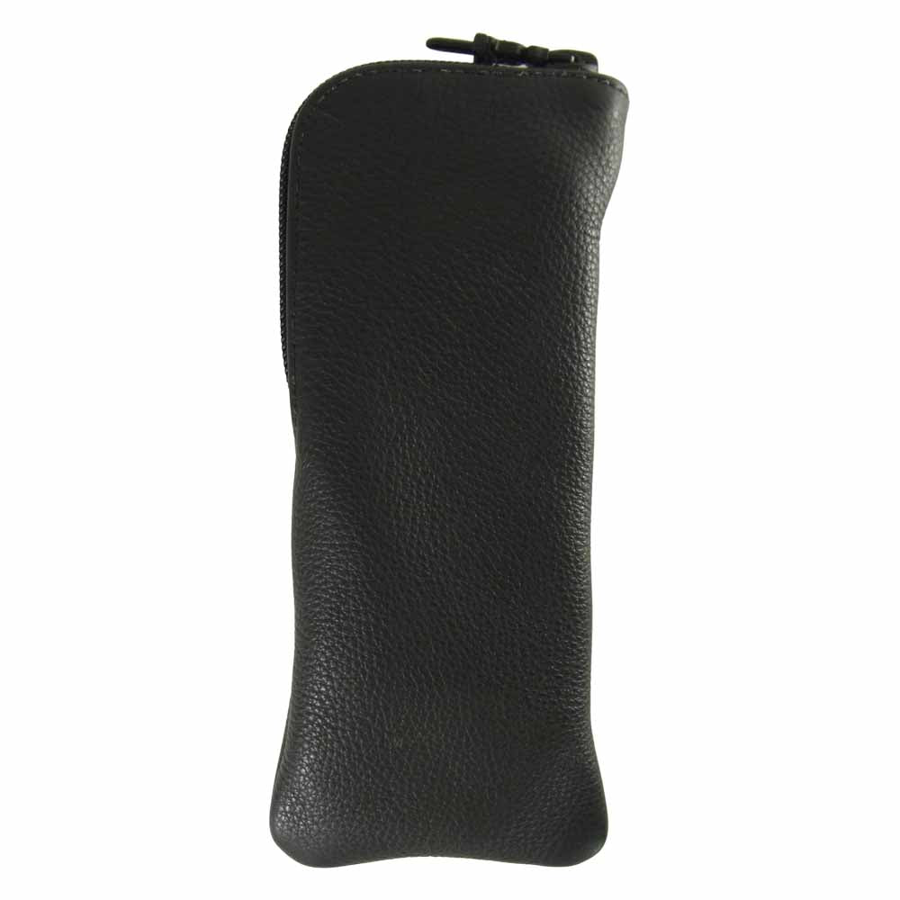 CHROME HEARTS クロムハーツ（原本無） EYEWEAR CASE 3 CHプラスパッチレザー アイウェア メガネ 眼鏡 ケース ブラック系【中古】