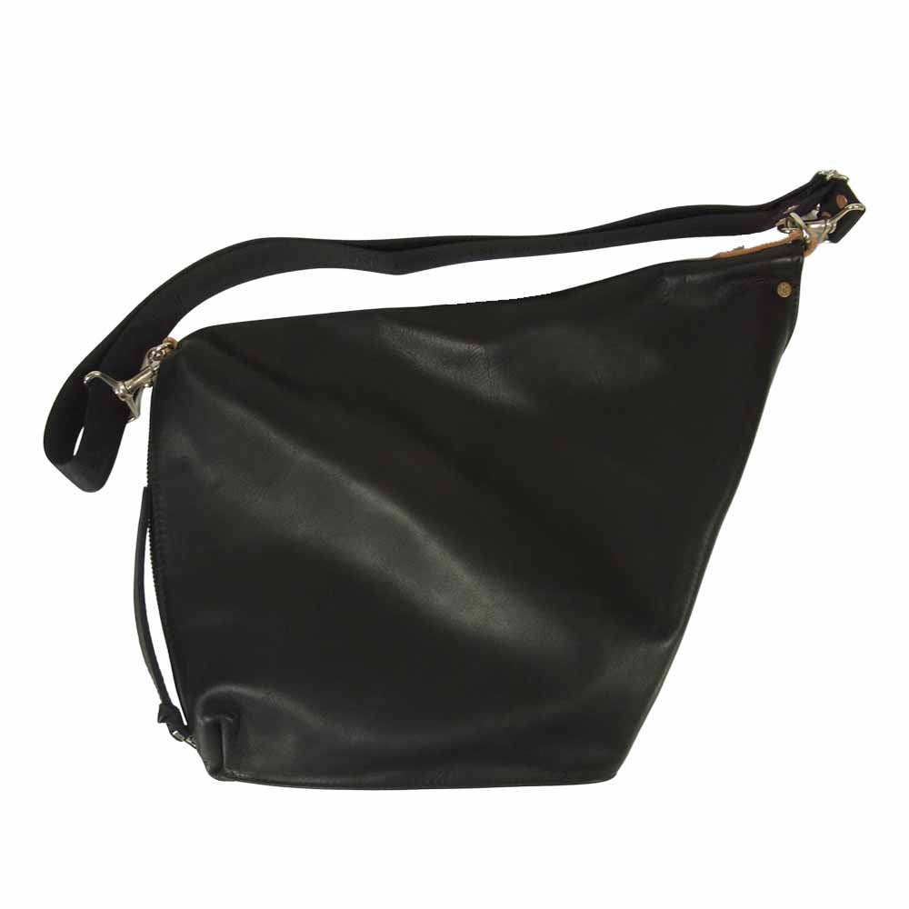 REDMOON レッドムーン レザー ショルダーバッグ 日本製 ブラック系【中古】