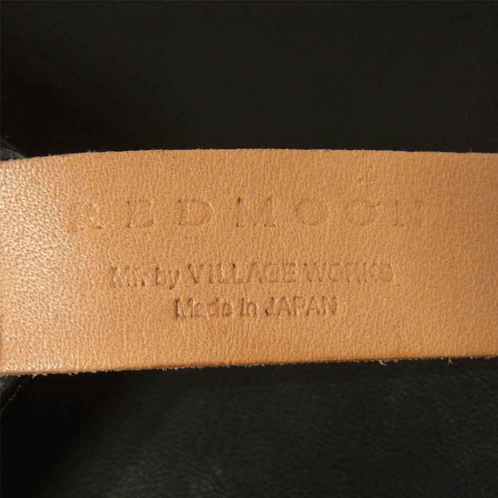 REDMOON レッドムーン レザー ショルダーバッグ 日本製 ブラック系【中古】