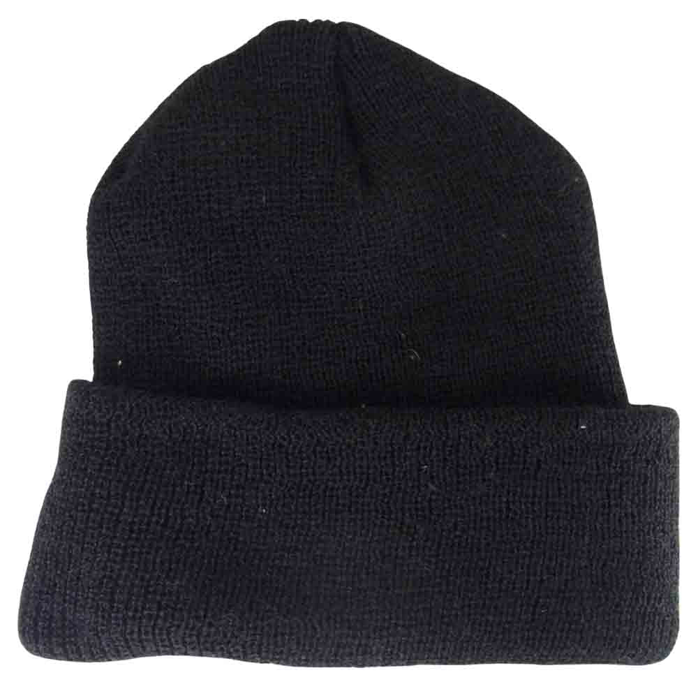 CHROME HEARTS クロムハーツ（原本無） WOOL WATCH CAP ウール ワッチキャップ CHプラス ホースシュー 刺繍 ビーニー ニットキャップ ブラック系 ONE SIZE【中古】