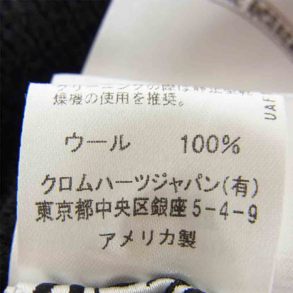 CHROME HEARTS クロムハーツ（原本無） WOOL WATCH CAP ウール ワッチキャップ CHプラス ホースシュー 刺繍 ビーニー ニットキャップ ブラック系 ONE SIZE【中古】