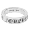 CHROME HEARTS クロムハーツ（原本有） 6mm SPACER FOREVER 6ミリ スペーサー フォーエバー リング シルバー系【中古】