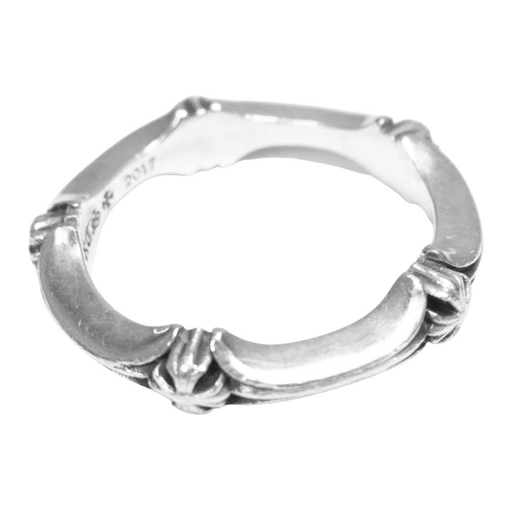 CHROME HEARTS クロムハーツ（原本無） PLUS & BONE RING プラス アンド ボーン リング シルバー系 22号程度【中古】