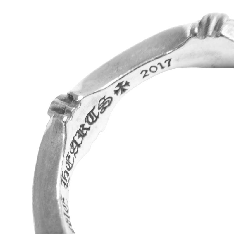 CHROME HEARTS クロムハーツ（原本無） PLUS u0026 BONE RING プラス アンド ボーン リング シルバー系 22号程度 –  ブランド古着 LIFE