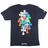 CHROME HEARTS クロムハーツ（原本無） 21SS MLTCOL CEM CRS T-SHRT マルチ セメタリークロス プリント Tシャツ ブラック系 L【中古】