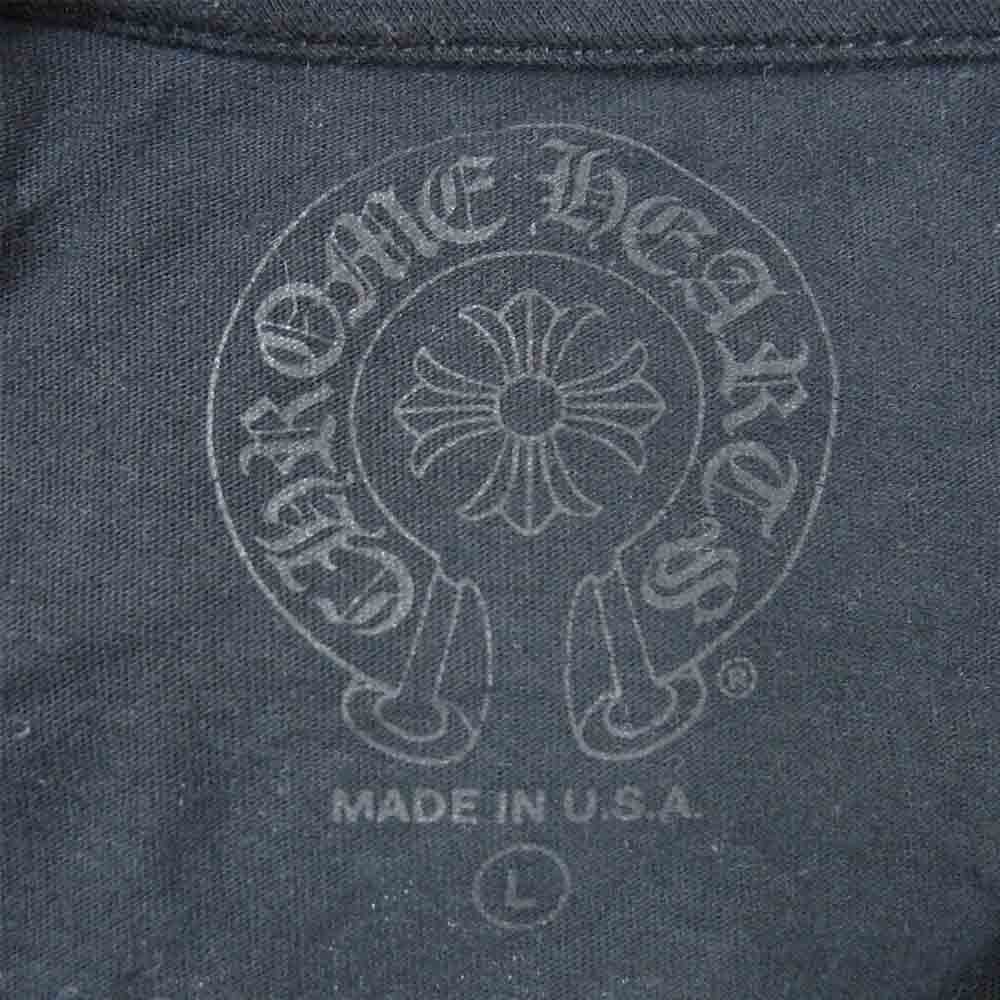CHROME HEARTS クロムハーツ（原本無） 21SS MLTCOL CEM CRS T-SHRT マルチ セメタリークロス プリント Tシャツ ブラック系 L【中古】
