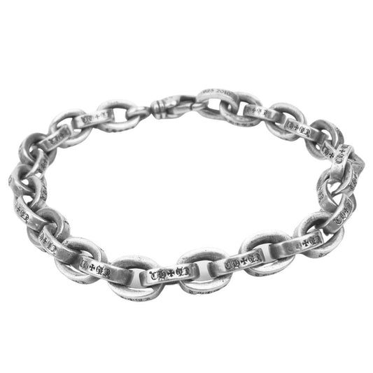 CHROME HEARTS クロムハーツ（原本無） LARGE PAPER CHN ラージ ペーパーチェーン ブレスレット シルバー系【中古】