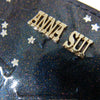 ANNA SUI アナスイ 313980 スパークリングナイト ラウンド ファスナー 財布 ネイビー系【新古品】【未使用】【中古】