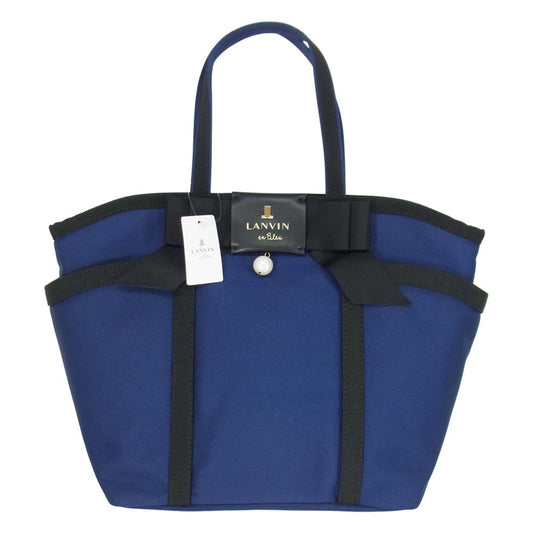 LANVIN ランバン 481611 オンブルー ジュール トートバッグ ブルー系【新古品】【未使用】【中古】