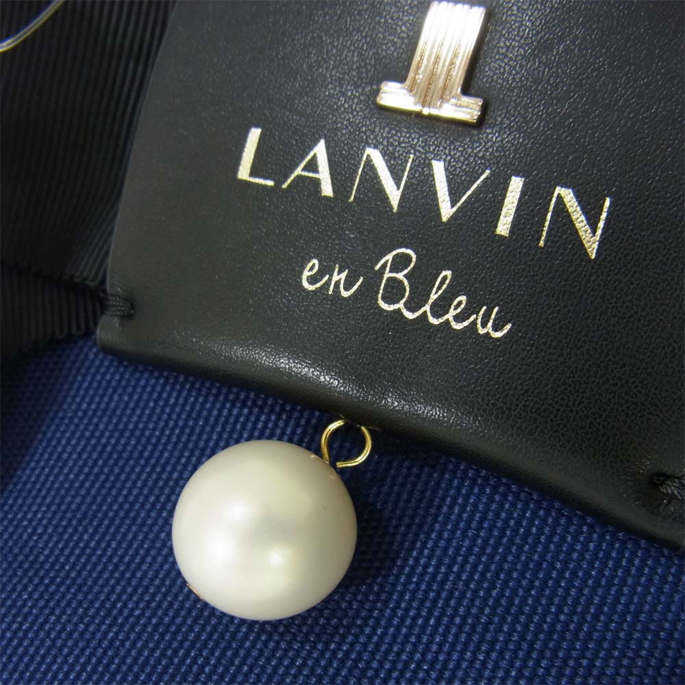 LANVIN ランバン 481611 オンブルー ジュール トートバッグ ブルー系【新古品】【未使用】【中古】