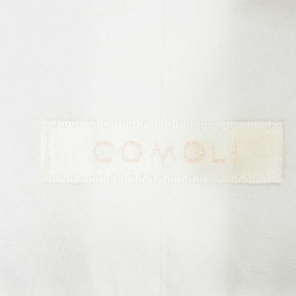 COMOLI コモリ バンドカラーシャツ ホワイト ホワイト系【中古】