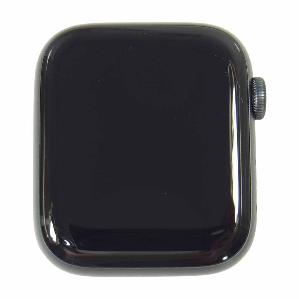 Apple Watch アップルウォッチ SE 44mm GPS MYE32J/A スペースグレイアルミニウムケース Red Sport Loop   ブラック系【中古】