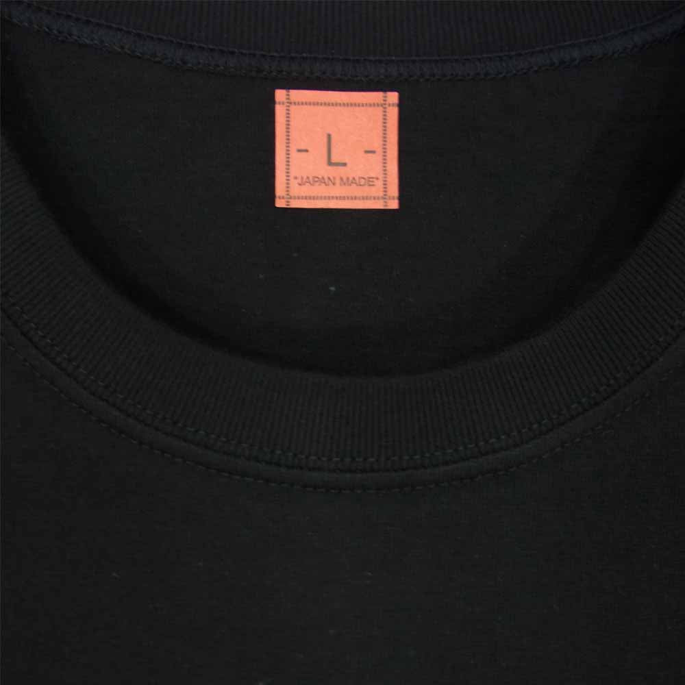 Yohji Yamamoto ヨウジヤマモト S'YTE US-T55-006 20/CottonJersey Burning T-Shirt  コットンジャージー バーニング Tシャツ ブラック系 L【新古品】【未使用】【中古】