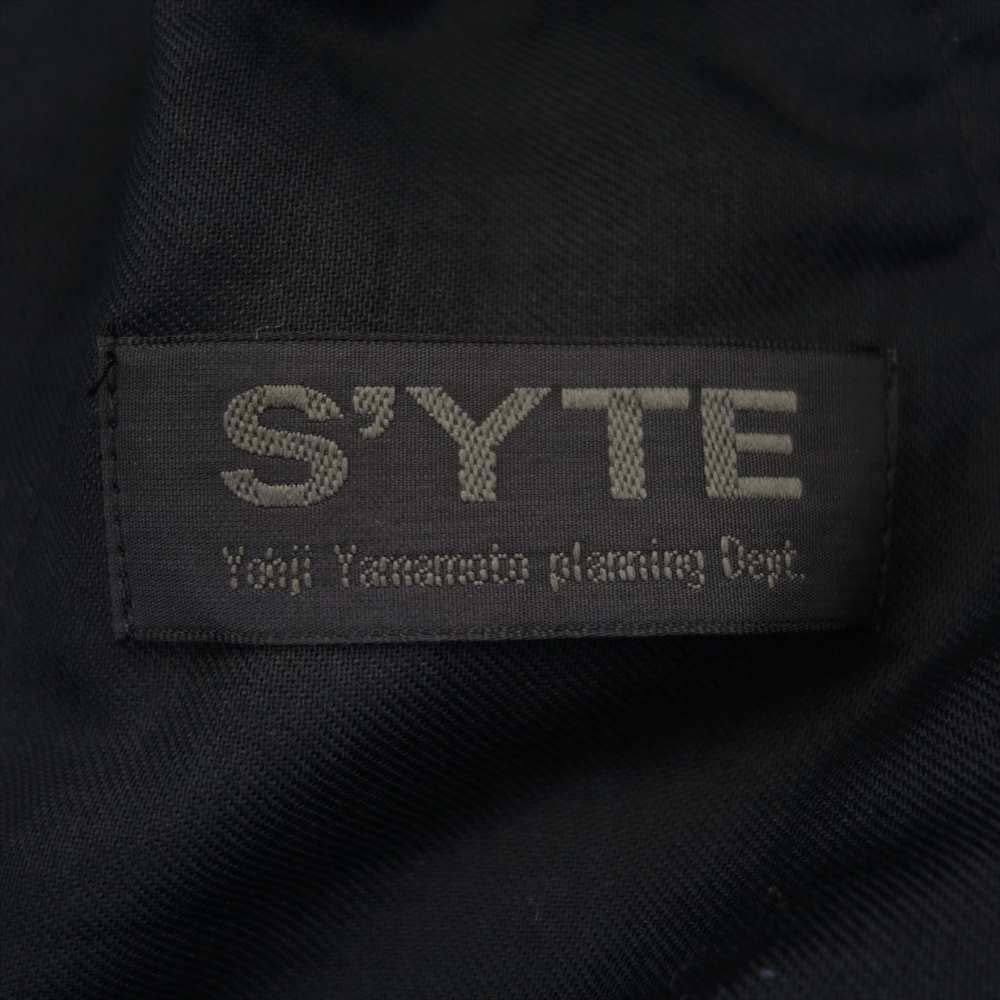 Yohji Yamamoto ヨウジヤマモト S'YTE UT-P47-901 Pe/Smooth Jersey Stitch Work Sarouel Rib New Normal Pants スムースジャージー サルエルパンツ ブラック系 3【新古品】【未使用】【中古】