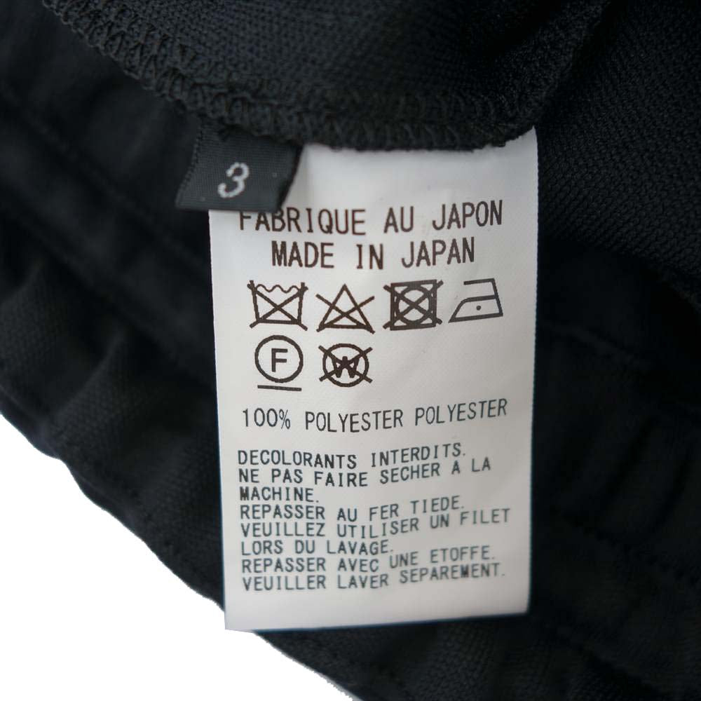 Yohji Yamamoto ヨウジヤマモト S'YTE UT-P47-901 Pe/Smooth Jersey Stitch Work Sarouel Rib New Normal Pants スムースジャージー サルエルパンツ ブラック系 3【新古品】【未使用】【中古】