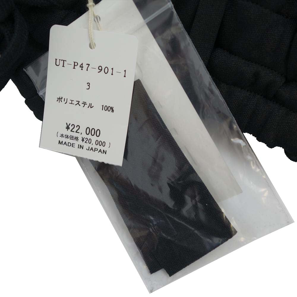 Yohji Yamamoto ヨウジヤマモト S'YTE UT-P47-901 Pe/Smooth Jersey Stitch Work Sarouel Rib New Normal Pants スムースジャージー サルエルパンツ ブラック系 3【新古品】【未使用】【中古】