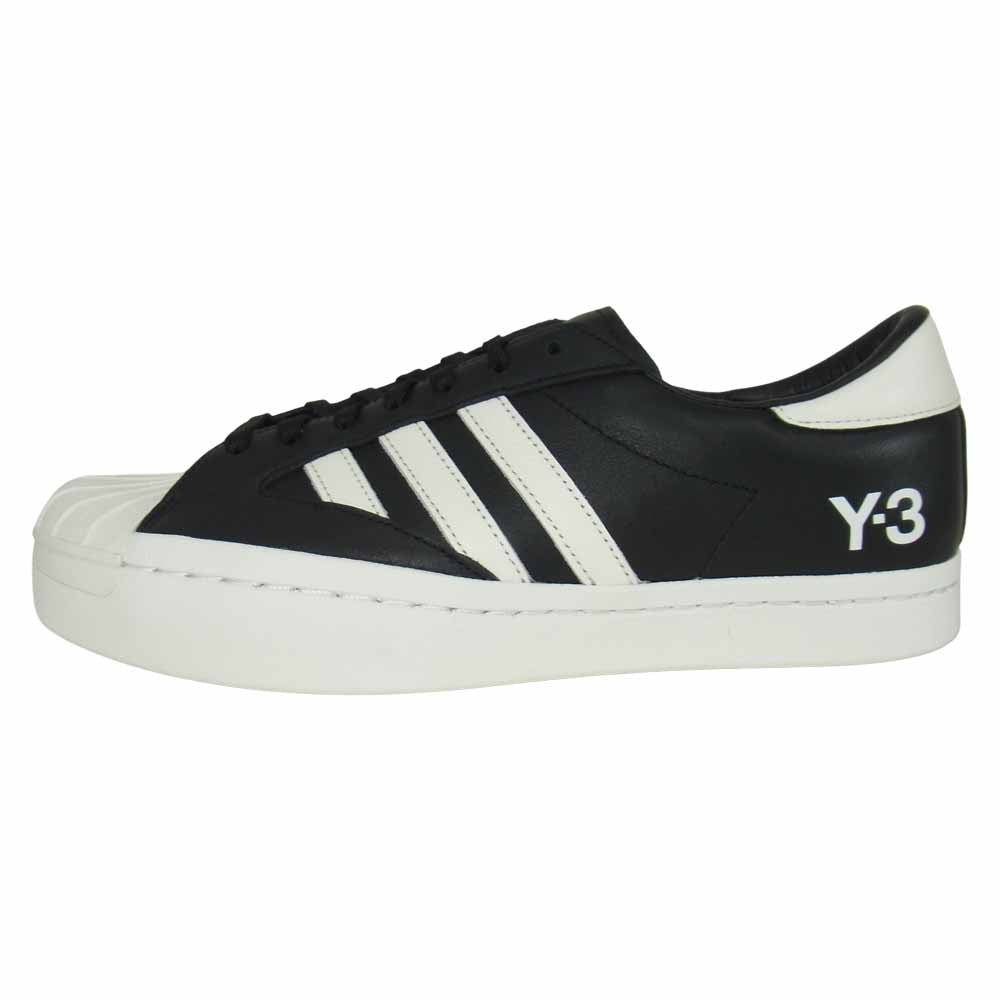 Yohji Yamamoto ヨウジヤマモト Y-3 ワイスリー H02578 YOHJI STAR レザー スニーカー ブラック系 27cm【新古品】【未使用】【中古】