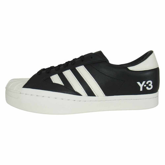 Yohji Yamamoto ヨウジヤマモト Y-3 ワイスリー H02578 YOHJI STAR レザー スニーカー ブラック系 27cm【新古品】【未使用】【中古】
