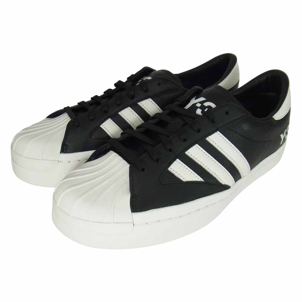 Yohji Yamamoto ヨウジヤマモト Y-3 ワイスリー H02578 YOHJI STAR レザー スニーカー ブラック系 27cm【新古品】【未使用】【中古】