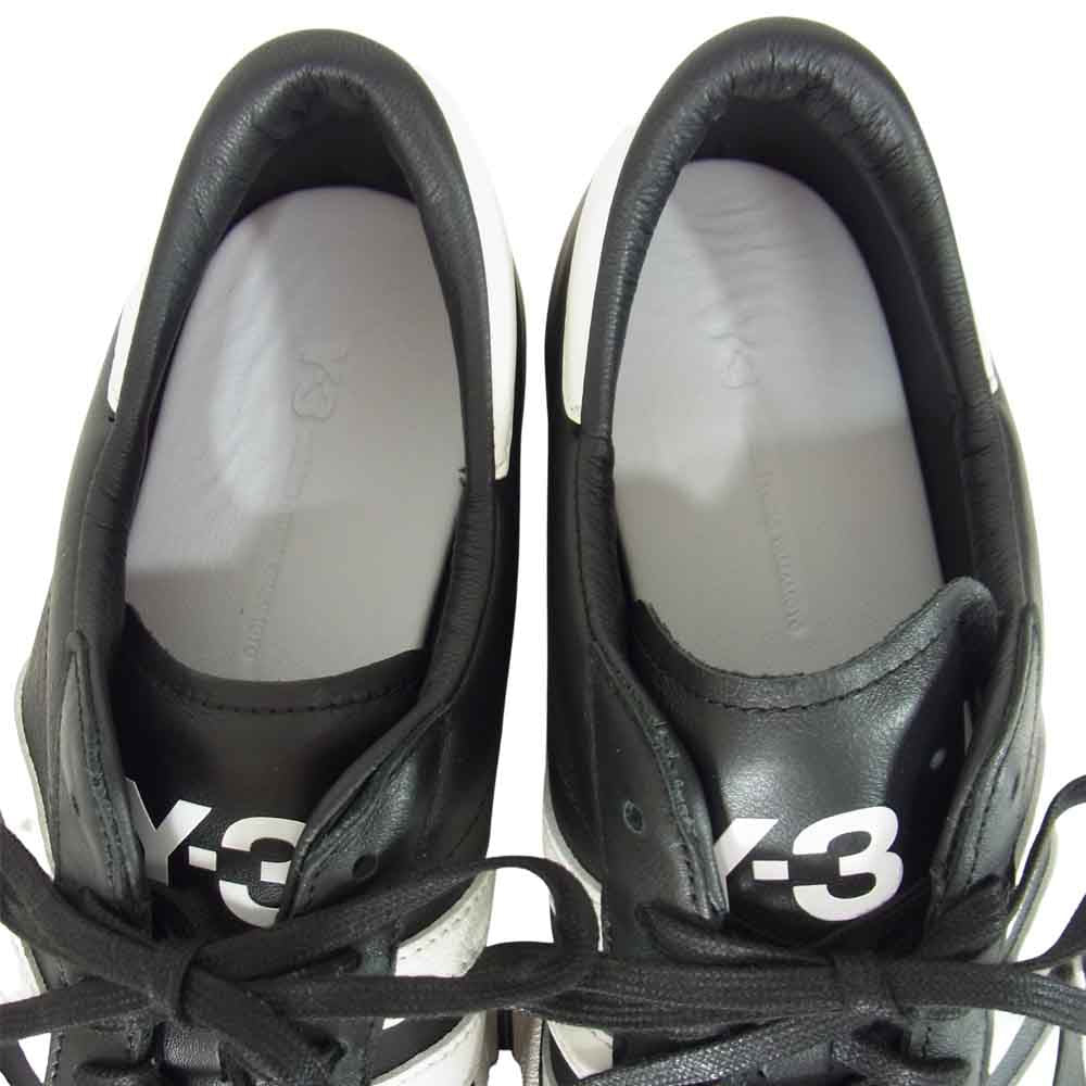 Yohji Yamamoto ヨウジヤマモト Y-3 ワイスリー H02578 YOHJI STAR レザー スニーカー ブラック系 27cm【新古品】【未使用】【中古】