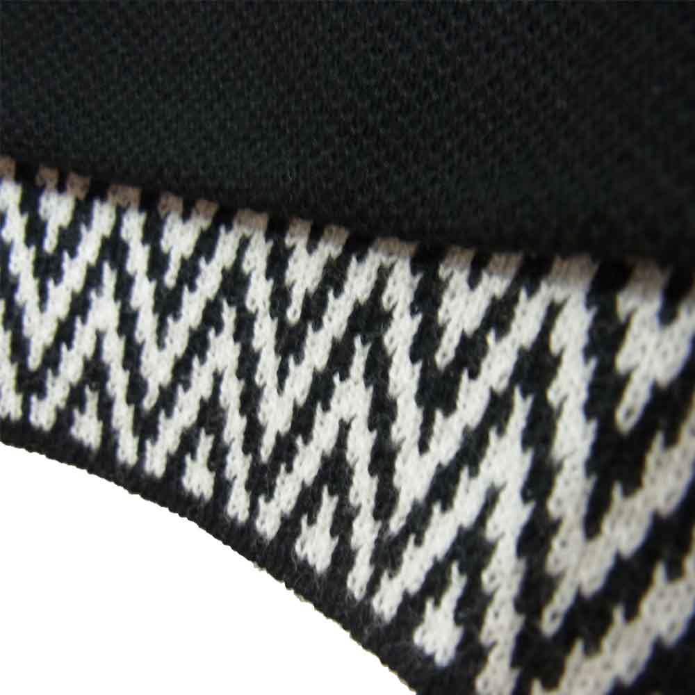 Yohji Yamamoto ヨウジヤマモト GroundY × FRED PERRY フレッドペリー GN-T29-043 ロング丈 オーバーサイズ ポロシャツ ブラック系 M【新古品】【未使用】【中古】