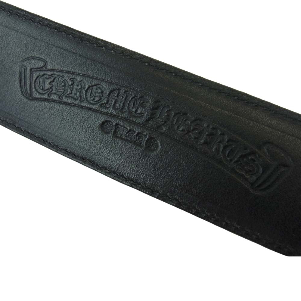 CHROME HEARTS クロムハーツ（原本無） ROLLER BELT 3PC 3ピース ローラー ベルト ブラック系【中古】