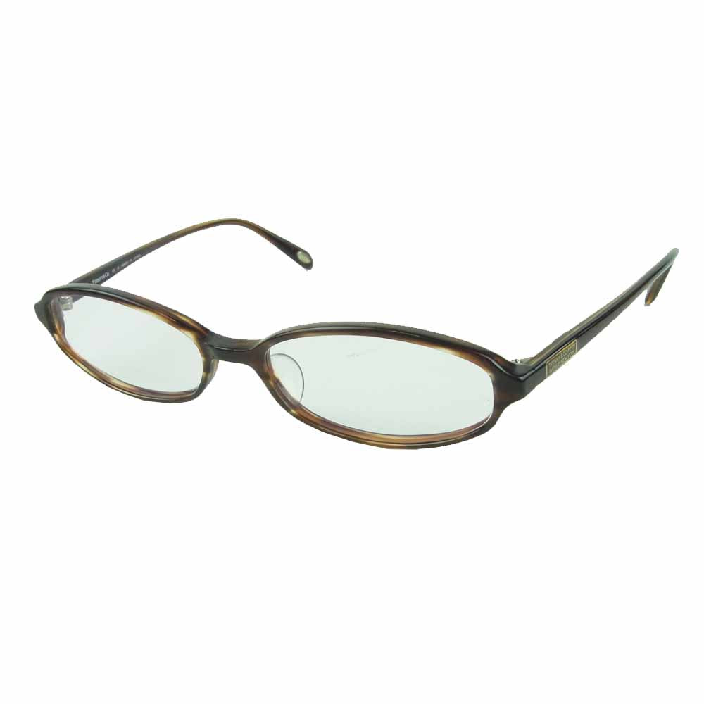 TIFFANY&Co. ティファニー JT0070582 オーバル タイプ 眼鏡 メガネ ブラウン系 51□16-140【中古】