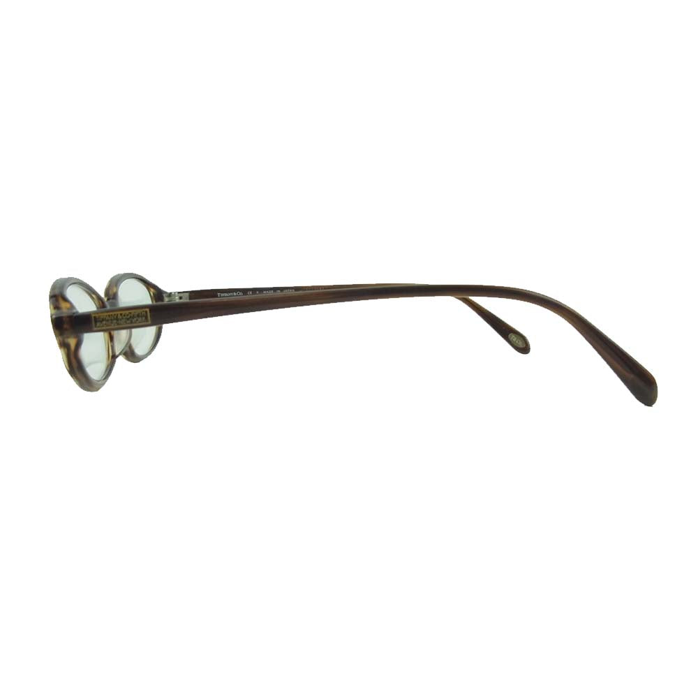 TIFFANY&Co. ティファニー JT0070582 オーバル タイプ 眼鏡 メガネ ブラウン系 51□16-140【中古】