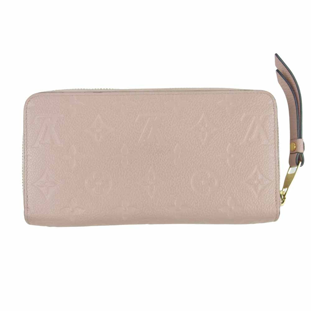 LOUIS VUITTON ルイ・ヴィトン M64090 モノグラム アンプラント ジッピー ウォレット 財布 ピンク系【中古】