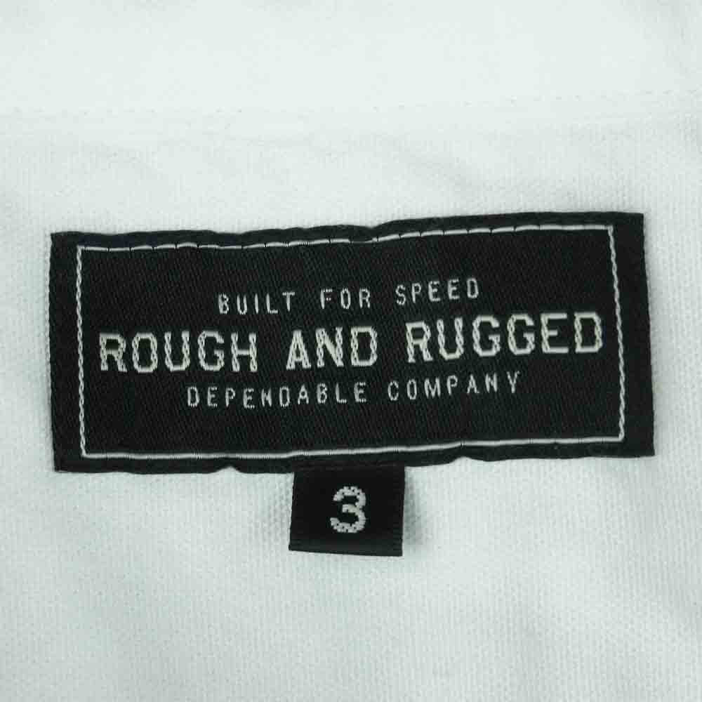 ROUGH and RUGGED ラフアンドラゲッド RR14-SS-SP-S01 YOUTH LS ユース 半袖 シャツ ホワイト系 L【新古品】【未使用】【中古】