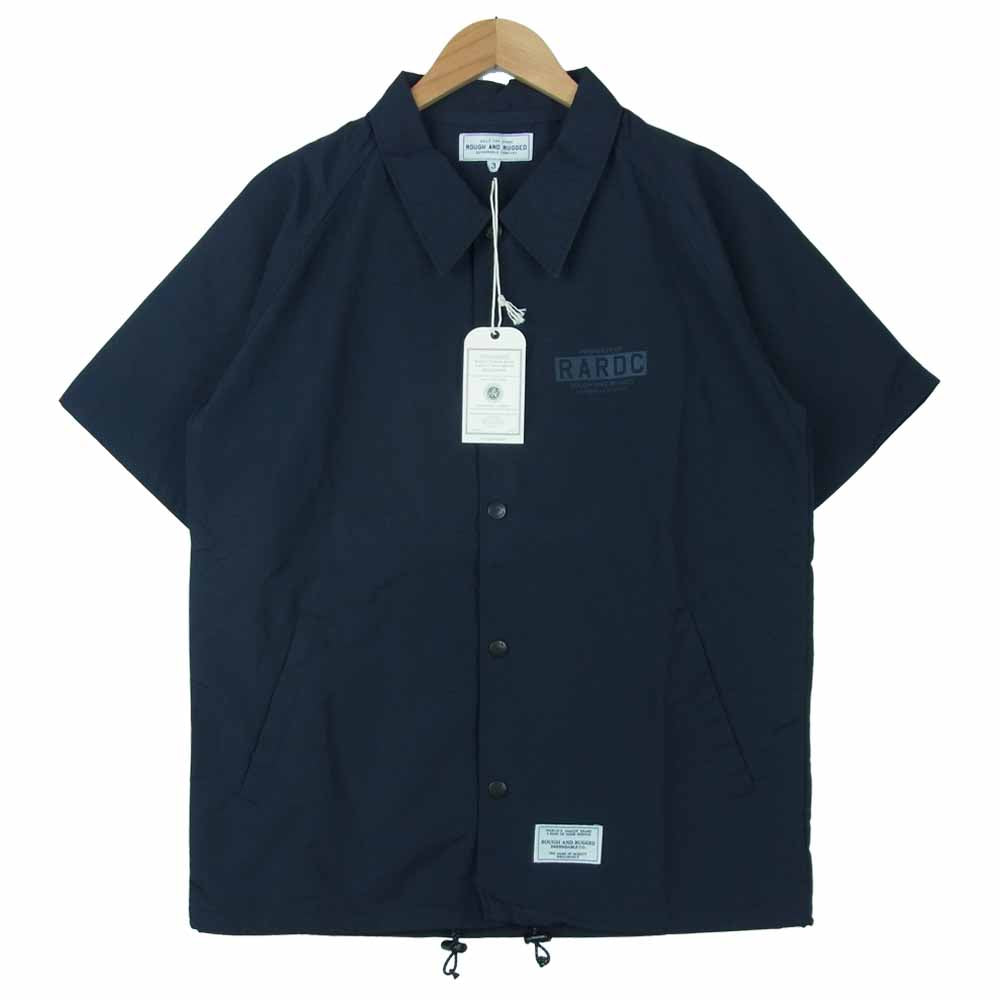 ROUGH and RUGGED ラフアンドラゲッド RR18-4-S02 VISION SS ヴィジョン 半袖 シャツ ダークネイビー系【極上美品】【中古】