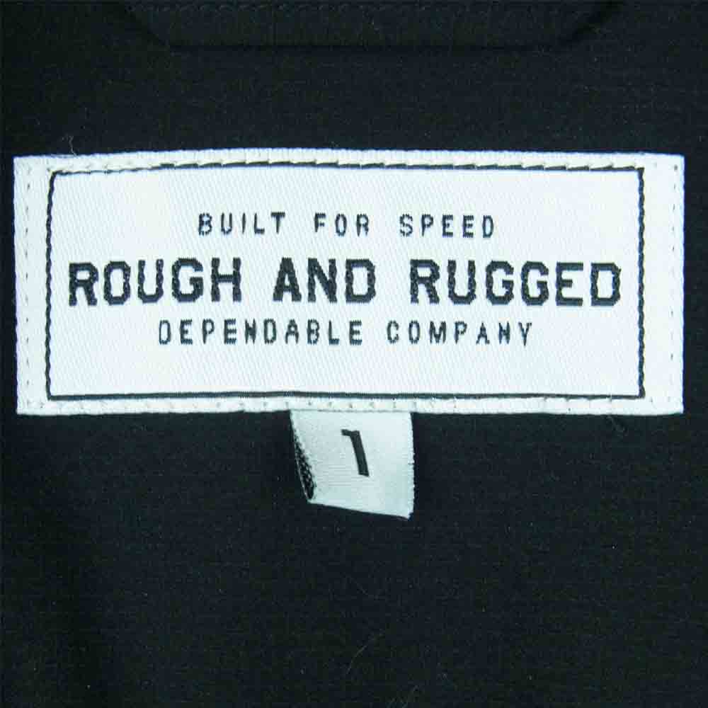 ROUGH and RUGGED ラフアンドラゲッド 18SS RR18-4-J01 SNIFF スニフ トラベル ジャケット ブラック系 S【新古品】【未使用】【中古】