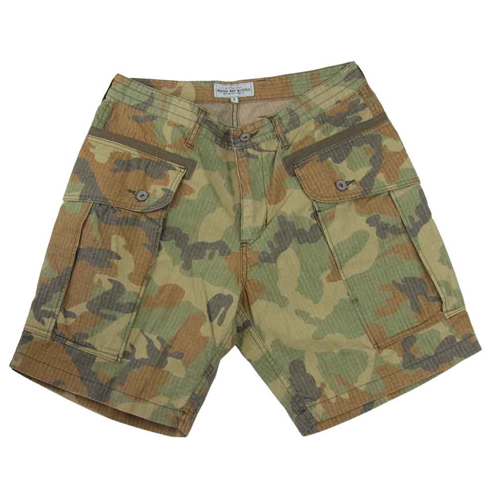 ROUGH and RUGGED ラフアンドラゲッド RR17-5-P02 DART DIVER ダート ダイバー カモ柄 ショートパンツ マルチカラー系 2【新古品】【未使用】【中古】