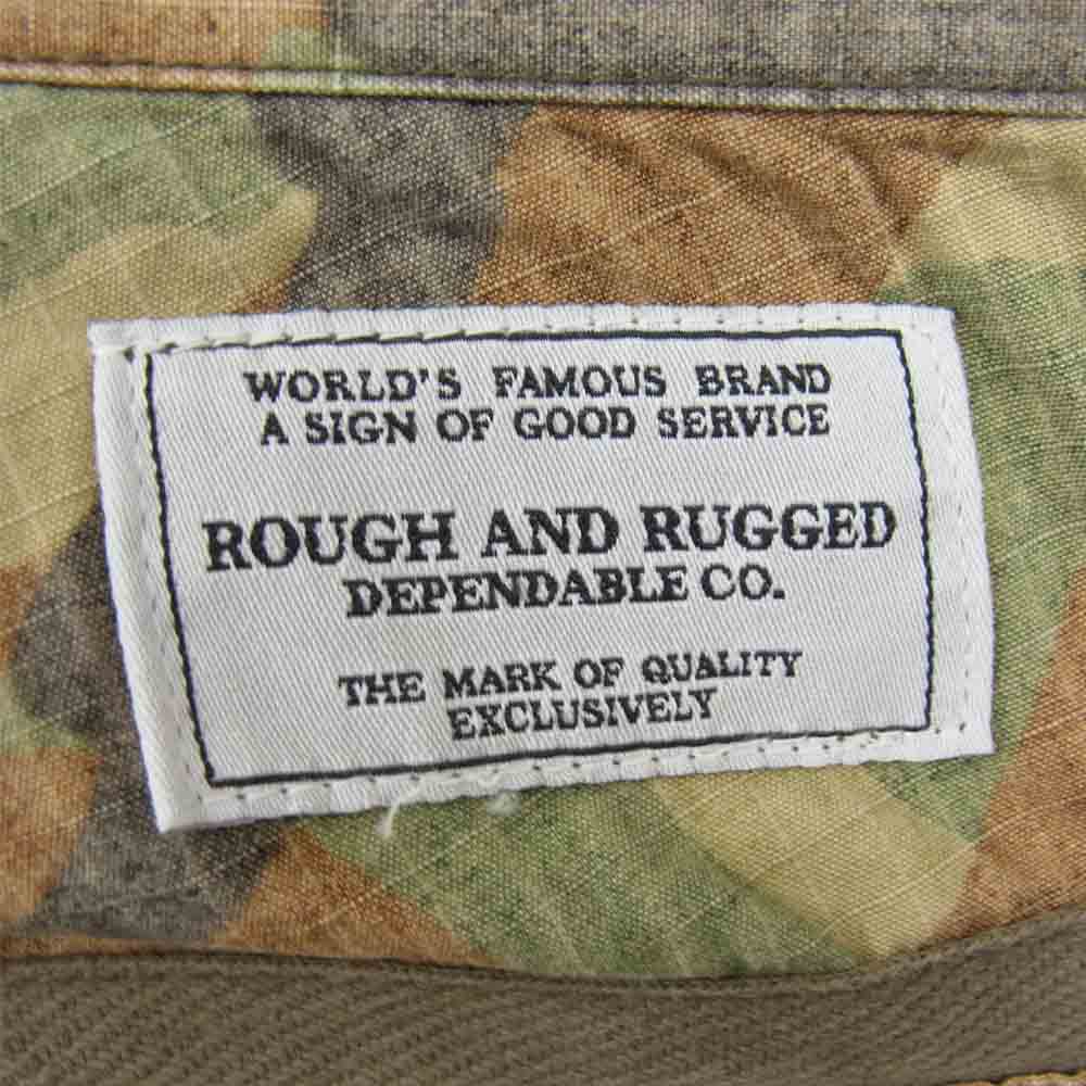 ROUGH and RUGGED ラフアンドラゲッド RR17-5-P02 DART DIVER ダート ダイバー カモ柄 ショートパンツ マルチカラー系 2【新古品】【未使用】【中古】